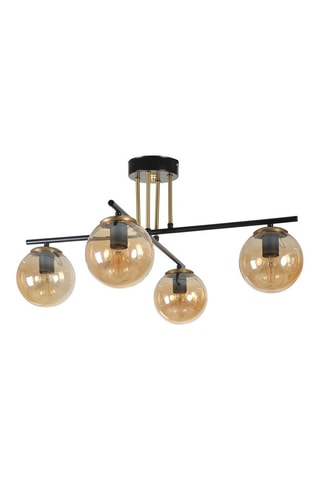 Candeeiro suspenso Oslo 4 - Dourado - 4 x 60 W