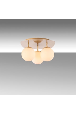 Candeeiro de teto Well Dourado