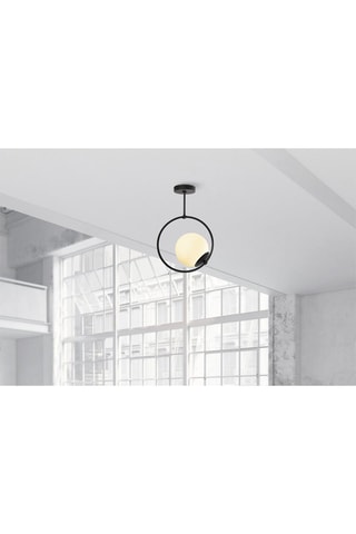 Candeeiro de teto - Preto - 40 W