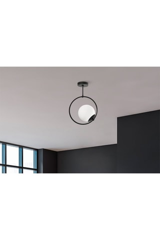 Candeeiro de teto - Preto - 40 W