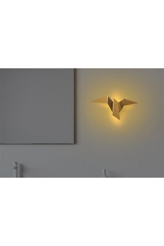 Aplique de parede LED Pacali - Dourado - 1 W