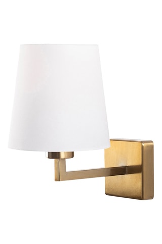 Aplique de parede Profil  - Dourado e branco - 100 W