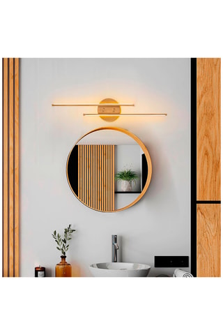 Aplique de parede Umut - Dourado