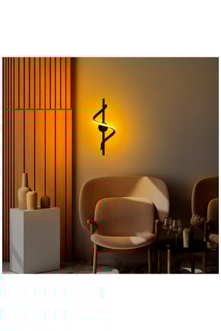 Aplique de parede  - Preto - 11 W