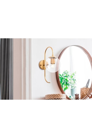 Aplique de parede Jewel Dourado