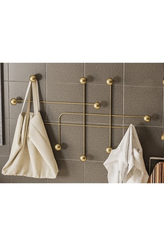 Porte-manteau - Doré - 107 x 64 x 10 cm