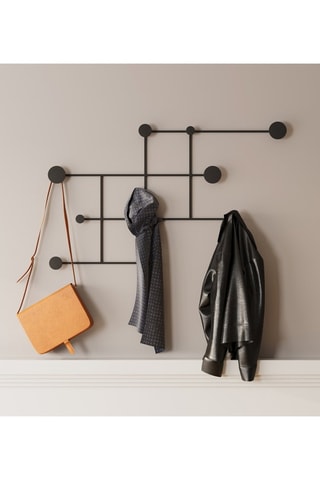 Porte-manteau -  Noir - 112 x 64 x 10 cm