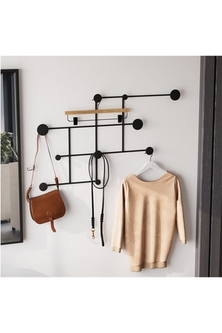 Porte-manteau -  Noir - 112 x 64 x 10 cm