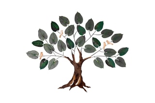 Décoration murale - Marron et vert