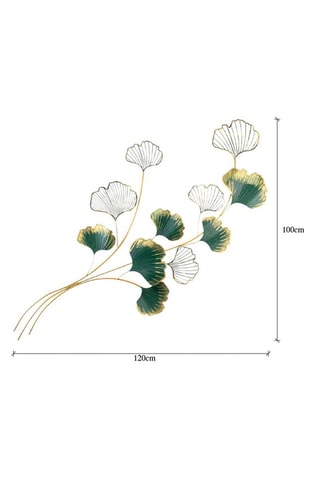 Décoration murale - 135 x 75 cm - Vert et jaune