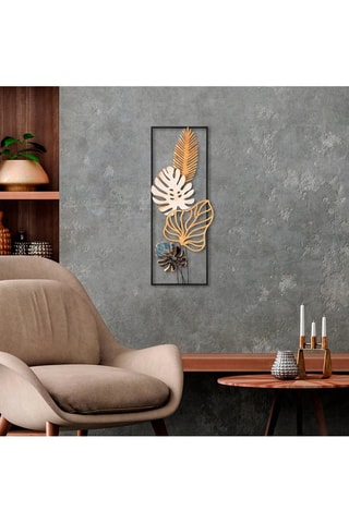 Decoração de parede Dourado e preto