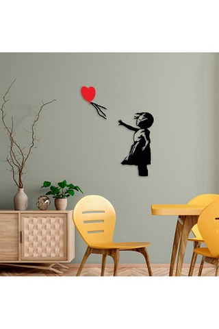 Décoration murale "La petite fille au ballon" - Banksy