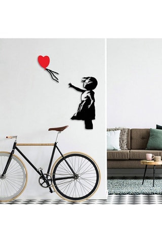 Décoration murale "La petite fille au ballon" - Banksy