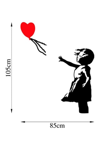 Décoration murale "La petite fille au ballon" - Banksy