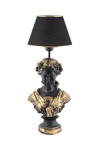 Candeeiro de mesa - Dourado e preto - 45 - 60 W