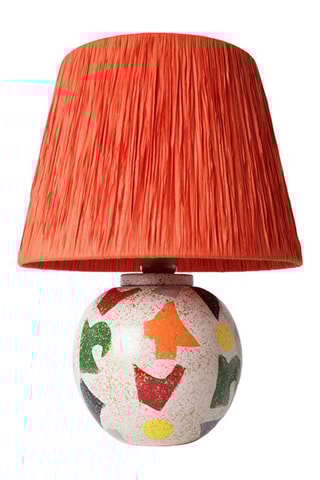 Candeeiro de mesa em cerâmica YL517 - Multicor - 60 W