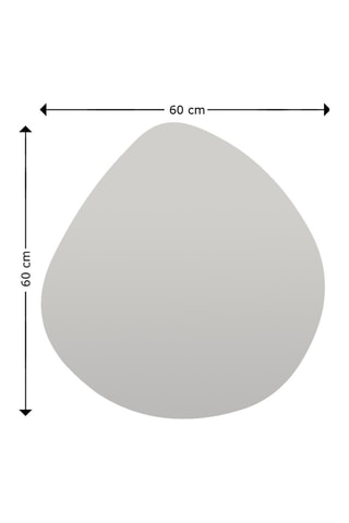 Espelho - 60 x 60 cm - Prateado