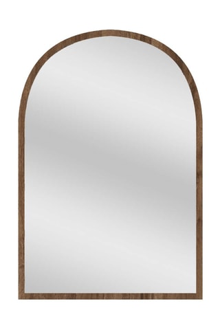 Miroir - 60 x 90 x 2,2 cm - Imitation noyer