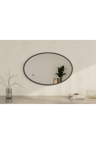 Miroir - 90 x 60 x 2,2 cm - Anthracite