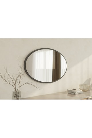 Miroir - 90 x 60 x 2,2 cm - Anthracite