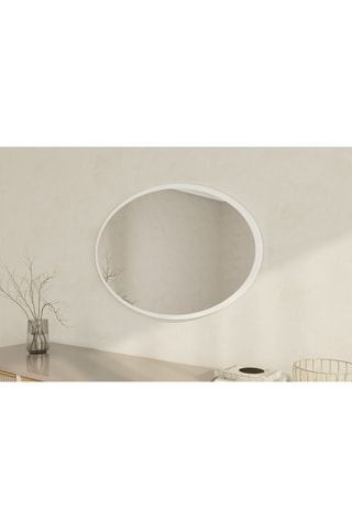 Miroir - 90 x 60 x 2,2 cm - Blanc