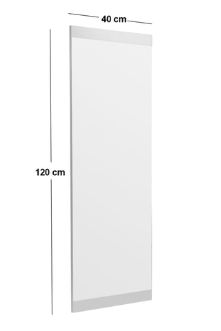 Miroir - 40 x 120 x 2,2 cm - Argenté