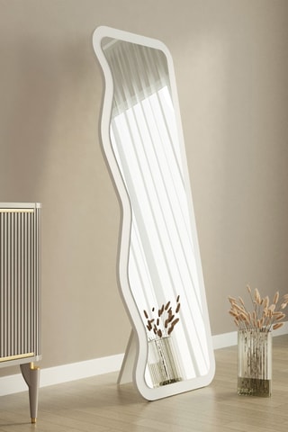 Miroir - 50 x 160 x 2,2 cm - Blanc