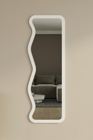 Miroir - 50 x 160 x 2,2 cm - Blanc