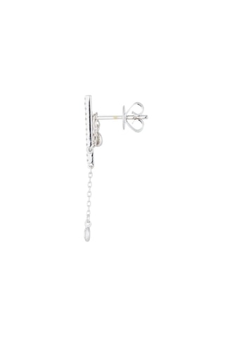 Boucles d'oreilles Peitho Or blanc et diamants