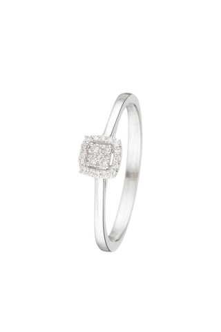 Bague Marry Me - Or blanc et diamant