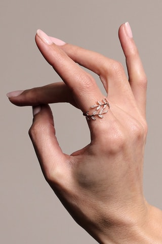 Bague Sycé Or rose et diamants