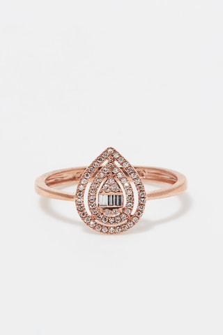 Bague Doris Or rose et diamants