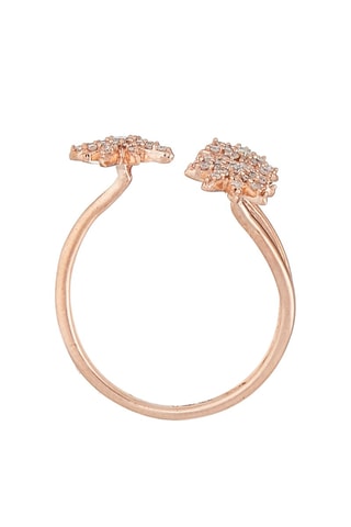 Bague Bouquet glacé Or rose et diamants