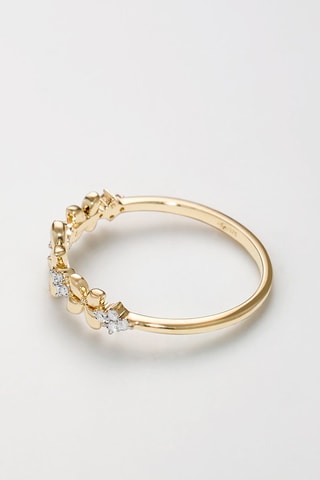 Bague Lizéa Or jaune et diamants