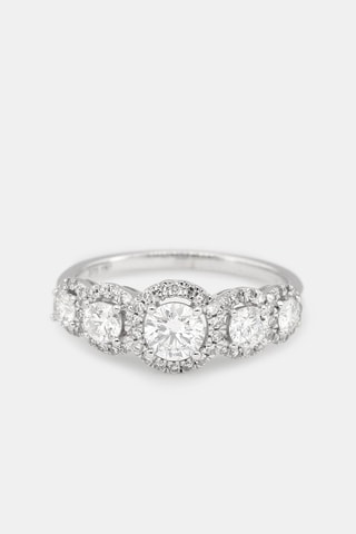 Bague Gabriela - Or blanc et diamants