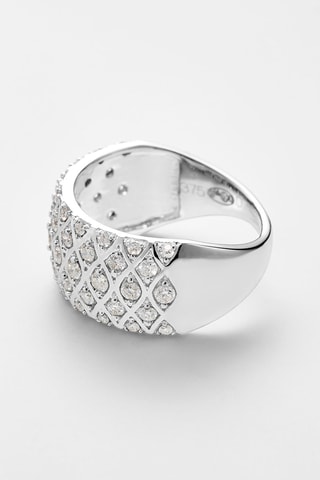 Bague Love story - Or blanc et diamants