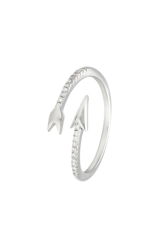 Bague Flechas Or blanc et diamants