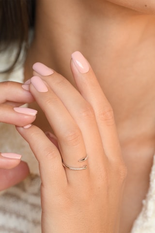 Bague Flechas Or blanc et diamants