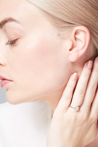 Bague Forever Love   Or blanc et diamants