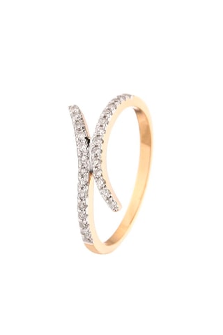 Bague Spirit 
Or jaune et diamants