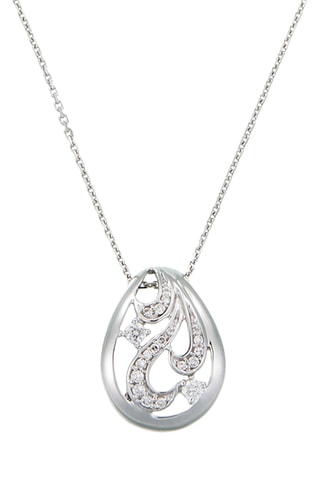 Pendentif Or blanc et diamants