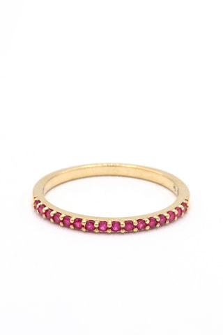 Bague - Or jaune et rubis