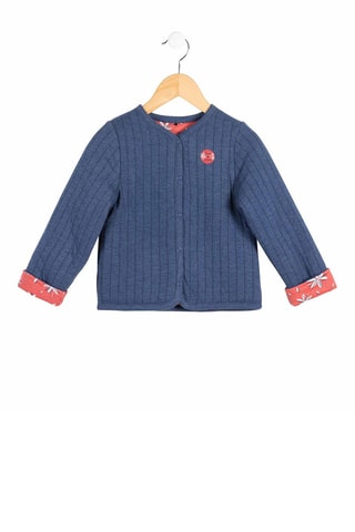 Dubbelzijdig jasje Wax Blauw en Roze - Terre de Marins