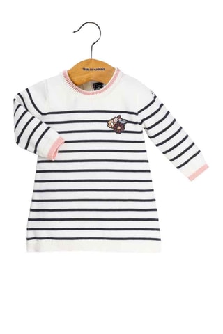 Jurk Ciarane Marineblauw - Terre de Marins