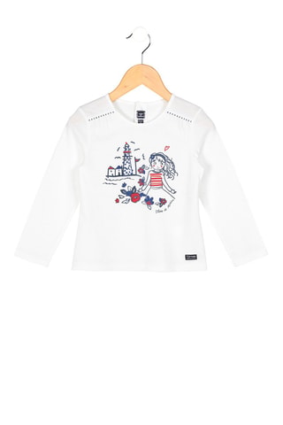 T-shirt Sala Wit  - Terre de Marins