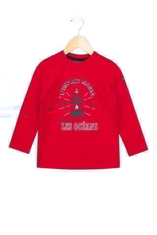 T-shirt Amaras Rood - Terre de Marins