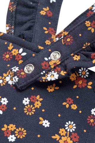 Tuinbroek en T-shirt - Marineblauw en Wit