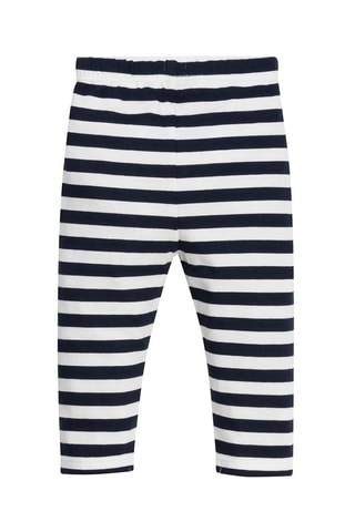 Jurk en Broek - Marineblauw en Wit