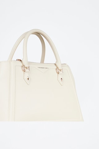 Leren Handtas - Ecru