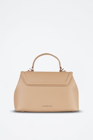 Leren Handtas - Beige